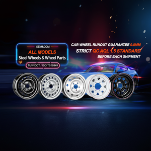 Vente chaude Jantes en acier OEM 6Jx15 15 <span class=keywords><strong>pouces</strong></span> 15x6J PCD 4x100 pour <span class=keywords><strong>remorque</strong></span> ST225/75R15 235/75R15 - Product Image 5