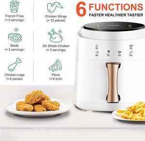 New Arrivals 8L 1400W Digital Control LCD Display Plastic Non-Stick Energy Efficient Class 30 Min <b>Timer</b> Household Oil Air Fryer - Product Image 2