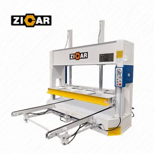 zicar woodworking down to up wood based panel making hydraulic plywood press cold press machine for door