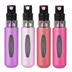 Luxury Mini Portable Travel <strong>Perfume</strong> Spray Bottle 5ml Pocket Size <strong>Atomiser</strong> with Aluminum Bottom <strong>Refillable</strong> <strong>Atomiser</strong> - Product Image 2