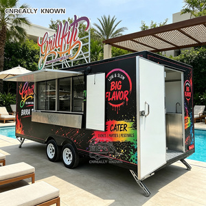 Professional Gelato Trailer Commercial Espresso Food Truck CE Ice Cream Cart - Product Image 4