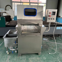 Machine d'injection industrielle continue à 48 aiguilles pour assaisonnement de viande, injection de saumure pour jambon, poulet, bœuf, canard, oie - Prix