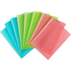 Almohadillas impermeables de PVC para <span class=keywords><strong>nevera</strong></span>, manteles individuales para <span class=keywords><strong>mesa</strong></span> de cajón, forro para estante - Product Image 4