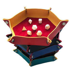 Laserable da hội đồng quản trị trò chơi phụ kiện Snap có thể gập lại <span class=keywords><strong>RPG</strong></span> Xúc xắc lăn tùy chỉnh DND xúc xắc khay - Product Image 1