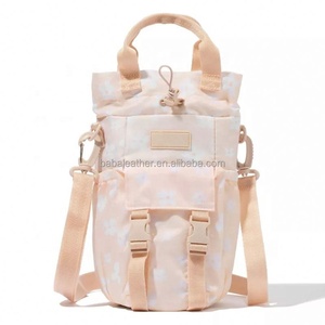 Custom Adjustable Nylon Crossbody Cooler Bag Water Bottle Carrier and <b>Handbag</b> for <b>Wine</b> and Beverage Storage - Product Image 1