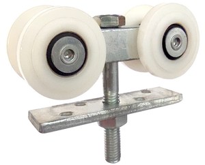 Design moderne 1000kg Capacité de charge Roulette de porte coulissante en fer Roue de porte suspendue avec roues de <span class=keywords><strong>rail</strong></span> - Product Image 3