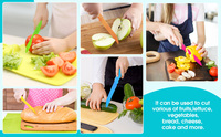 Ensemble de couteaux de Chef de cuisine à personnaliser, pour enfants, planche à découper, couteaux à éplucher, ensembles de coupe de légumes pour la cuisine réelle, 14 pièces