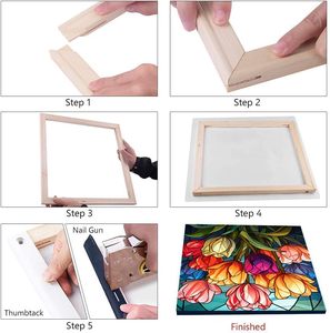 Kits de Pintura por Números Huijie Ecológicos con Marco Acrílico Personalizado de 40x50 cm y Diseño de Paisaje Marino - Product Image 6