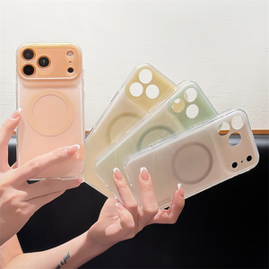 เคสโทรศัพท์มือถือแบบแม่เหล็กไล่เฉดสีด้าน สำหรับ iPhone 17 14 15 16 Pro Max รองรับการชาร์จไร้สาย ป้องกันการกระแทก - Product Image 4