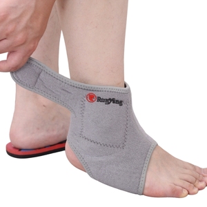 Pengikat pergelangan kaki magnetik turmalin, pemanas sendiri, penopang pergelangan kaki olahraga hangat, penopang pergelangan kaki wanita