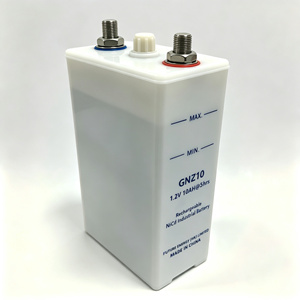 IEC60623แบตเตอรี่อัลคาไลน์นิกเกิลแคดเมียม (NiCd) GNZ10 10AH 1.2V แบบชาร์จไฟได้ KPM10ปานกลาง - Product Image 1