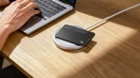 Système d'alarme portable intelligent noir anti-pistage avec contrôle par balise et traqueur compatible Android/iOS Google Find My et traqueur de carte iOS