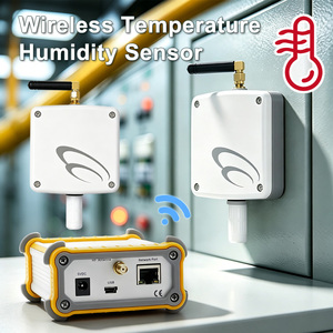 Capteur d'humidité et de température sans fil IP67 personnalisable OEM/ODM, 2 ensembles de capteurs sans fil pour enregistrement de données de température et d'humidité à distance - Product Image 1