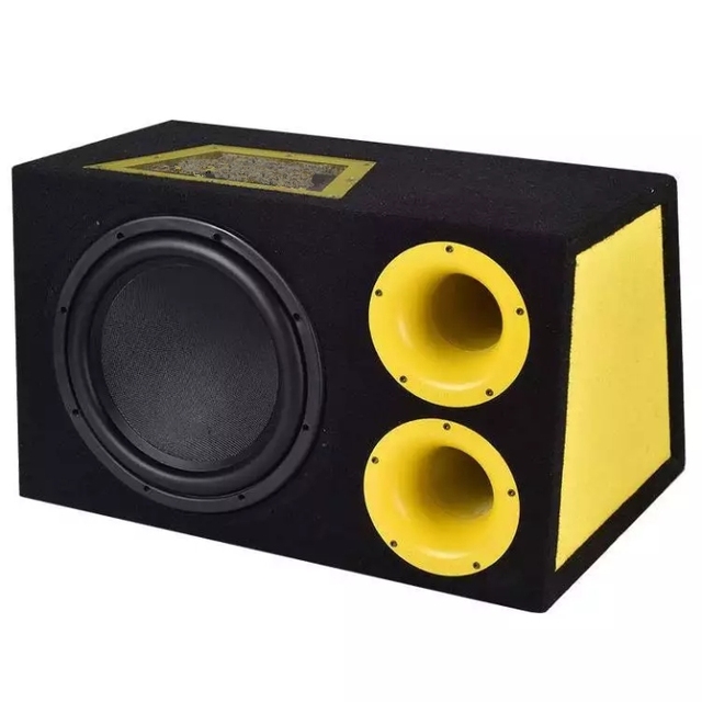 NEW 12 Inch 500w Subwoofers Loaded Subwoofer Enclosure Wooden Speaker Box for Car Audio System