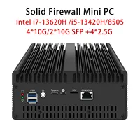 H14 软路由器 4x2.5G i226 4*LAN 工业无风扇迷你电脑 OPNsense VPN 服务器 pfSense ESXi 防火墙设备