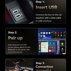 อะแดปเตอร์ Carplay ลดราคาพิเศษ ดองเกิล CarPlay ไร้สายที่เสถียรสำหรับโทรศัพท์ แปลงการเชื่อมต่อแบบมีสายเป็นไร้สาย เชื่อมต่ออัตโนมัติสำหรับรถยนต์ - Product Image 6