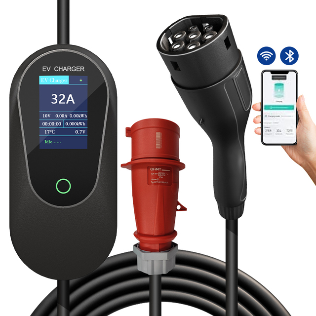 Ev Car Charger Portable 22kw Portable EV Charger with Wi-Fi Module 11kw Portable Ev Charger