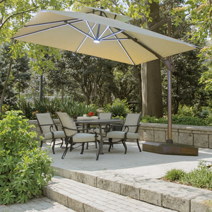 Hermosa romano jardín sombrilla <span class=keywords><strong>Roma</strong></span> colgando paraguas al aire libre playa para café - Product Image 2