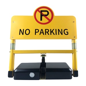 Blocco Automatico per Parcheggio con Telecomando, Impermeabile, Nero e Giallo, Intelligente e Automatico - Product Image 1