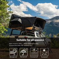 Tente de toit ABS quatre saisons à ouverture latérale, pliable, portable, imperméable, pare-soleil, pour voiture autonome, sans installation requise, transfrontalier