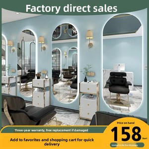 Specchio LED Contemporaneo <span class=keywords><strong>per</strong></span> <span class=keywords><strong>Arredamento</strong></span> Salone con Cornice Dorata <span class=keywords><strong>per</strong></span> Parrucchieri e Trucco, Specchio <span class=keywords><strong>per</strong></span> Salone di Bellezza - Product Image 3