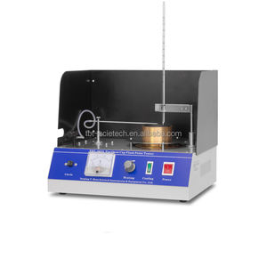 Probador de punto de inflamación de taza abierta de etiqueta automática ASTM D3143 de betún de asfalto de aceite de petróleo de fuego eléctrico - Product Image 1