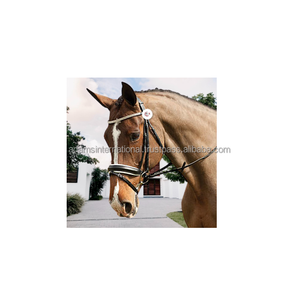 Bride de cheval en cuir avec bandeau à sourcils en cristal, de qualité supérieure, nouveauté - Product Image 1