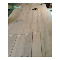 Plancher en placage de chêne multicouche Foshan, finition huilée brossée, surface rustique, qualité supérieure