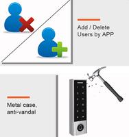 Système de contrôle d'accès intelligent BLE TTLOCK avec mot de passe et carte RFID pour la maison et le bureau, prise en charge de l'application et de la commande à distance via passerelle