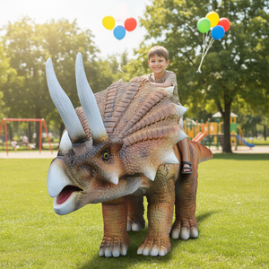 Dinosaurio Animatrónico a Monedas, Modelo <span class=keywords><strong>de</strong></span> Simulación <span class=keywords><strong>de</strong></span> Dinosaurio Caminante para Niños, Parques <span class=keywords><strong>de</strong></span> Atracciones y Centros Comerciales - Product Image 1