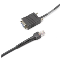 Kabel Serial Pemindai Barcode 9-pin ke RJ45 Kompatibel dengan LS2208 DS6878 9808 6707 2M Pengisian Cepat dan Transfer Data