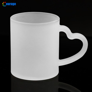 <span class=keywords><strong>Taza</strong></span> de Vidrio Transparente/Esmerilada de 11 oz para Sublimación, <span class=keywords><strong>Taza</strong></span> de Café <span class=keywords><strong>con</strong></span> Asa, Recubierta para Transferencia de Calor, Personalizable, Resistente al Calor - Product Image 6