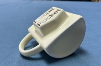 Tasse en céramique drôle biscuit poche tasse logo personnalisé