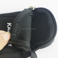 Petite pochette en néoprène avec logo personnalisé, petit porte-cartes avec mousqueton