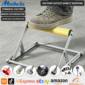 Support de cadre de machine de découpe épaissi de 20 cm pour matériaux longs, avec rouleau de levage réglable pour équilibrage auxiliaire, pliable - Product Image 1