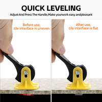 Nouveau système de nivellement de carreaux OEM DIY amélioré, réutilisable, à pression, avec tiges en T en plastique pour interstices de 2-4 mm, pour l'installation de carreaux en construction