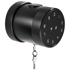Smart Home Bedroom Rotary Lock Tuya App Fingerprint <strong>Digital</strong> Ball Keyless Electronic Security WiFi Aluminum Alloy Wood <strong>Door</strong> - Product Image 6