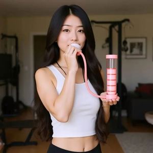 1 Set Maxfree Multifunctional Breathing Exercise Device Abdominal Muscle Trainer Deep Breathing <b>Dumbbell</b> for Men Women Training - Product Image 1