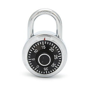 Hot Selling High Quality 45MM China Made Round Steel Combination Lock 3 Digit Padlock Anti Thief Code Padlock