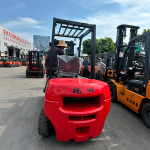 Used 3 Ton Diesel Forklift Heavy Load IC Engine Counterbalance <strong>Truck</strong> Warehouse Paved Yard - Product Image 2