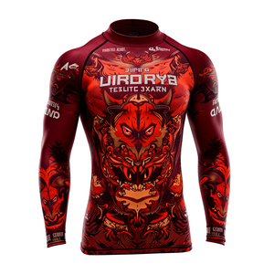 <span class=keywords><strong>T</strong></span>-<span class=keywords><strong>shirt</strong></span> da uomo a compressione con stampa animale, maglia BJJ, abbigliamento da palestra MMA <span class=keywords><strong>boxe</strong></span>, <span class=keywords><strong>T</strong></span>-<span class=keywords><strong>shirt</strong></span> sportiva sublimata - Product Image 6