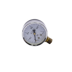 Нержавеющая сталь, черный 2-дюймовый указатель, манометр, измеритель давления в трубе, 1 мПа, 1/2 винтовые котельные манометры - Product Image 3