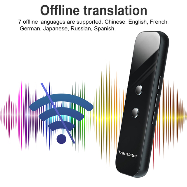 137 Languages Two-way Online Translation Smart Translator Portable Wireless G6 Translator