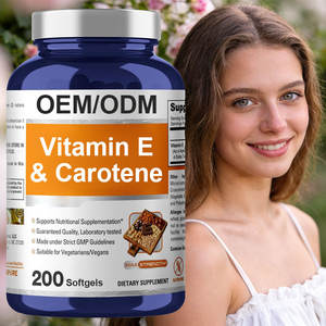 OEM/ODM Antioxidanten, Oogbescherming, Immuniteitversterkende Vitamine E Caroteen Zachte Capsules - Product Image 1