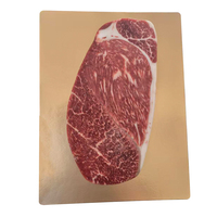 Barquettes en carton imprimables avec barrière d'emballage (barrière de peau et MAP / atmosphère modifiée) pour viande rouge