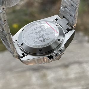 Steeldive-montre de plongée étanche à cadran bleu, 45.4MM, verre saphir, étanche 1000M, avec lunette en céramique, pour hommes, sdchocs - Product Image 4
