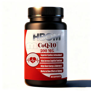 Capsules de coenzyme Q10 au magnésium à haute absorption OEM, antioxydant, vitamines énergétiques, complément alimentaire végétal, coenzyme Q10 magnésium - Product Image 1