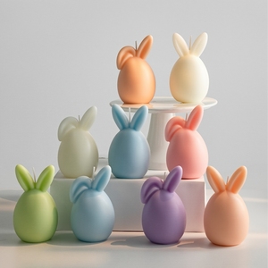 Adornos Decorativos para el Hogar, Velas Aromáticas con Forma de Conejito de Pascua, Lindas y Creativas, Hechas a Mano, Recuerdos para Fiestas de Pascua, Regalos, Velas Novedosas - Product Image 1