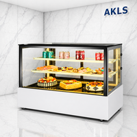Vitrine Réfrigérée de Comptoir pour Pâtisserie, Armoire Réfrigérée pour Gâteaux, Vitrine Congélateur avec Porte, Fabricant de Réfrigérateurs Vitrine pour Gâteaux