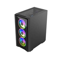 ATX Mid Tower Gaming PC Case Slide-way Full TG Window Metal SPCC 0.5mm Verified Suppliers Wholesale